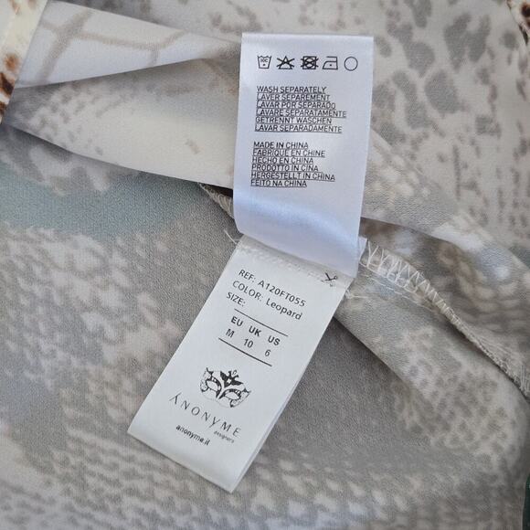 Anonyme Designers Snake skin‎ Bliuse Size Medium - Picture 5 of 7